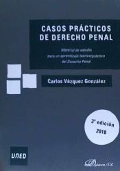 Portada de CASOS PRÁCTICOS DE DERECHO PENAL