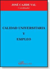 Portada de Calidad universitaria y empleo