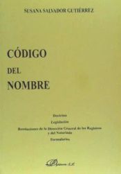 Portada de CÓDIGO DEL NOMBRE