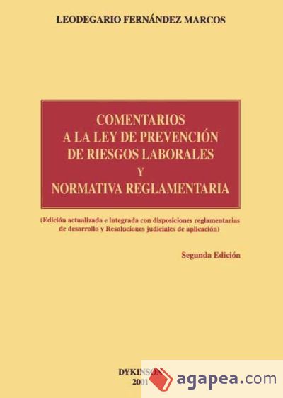 Comentarios a la Ley de Prevención de Riesgos Laborales