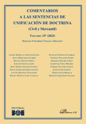 Portada de Comentarios a las Sentencias de Unificación de Doctrina (Civil y Mercantil) Volumen 15º (2023)