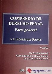 Portada de Compendio de Derecho Penal. Parte general