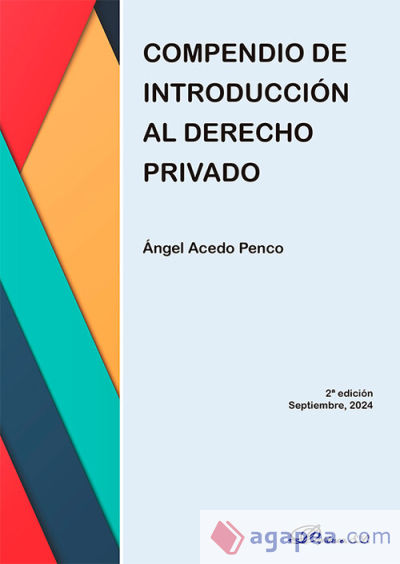 Compendio de introducción al derecho privado