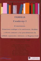 Portada de Cuadernos Prácticos Bolonia. Familia. Cuaderno II. Disposiciones generales del régimen económico. Las capitulaciones y las donaciones por razón de matrimonio