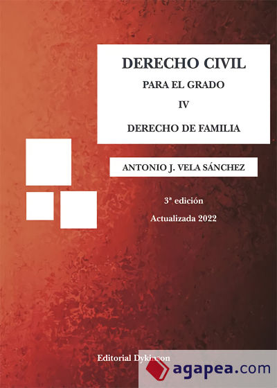 Derecho Civil para el grado IV. Derecho de familia