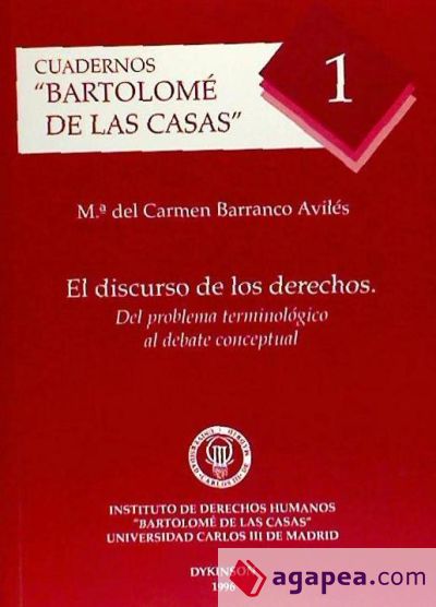 EL DISCURSO DE LOS DERECHOS. DEL PROBLEMA TERMINOLÓGICO AL DEBATE CONCEPTUAL