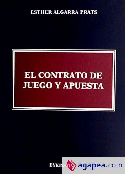 El contrato de juego y apuesta