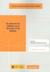 Portada de El contrato de vitalicio en el derecho civil gallego