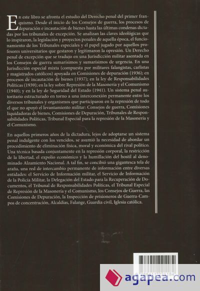 El derecho penal bajo la dictadura franquista