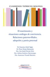 Portada de El matrimonio y situaciones análogas de convivencia. Relaciones paterno-filiales, adopción y patria potestad