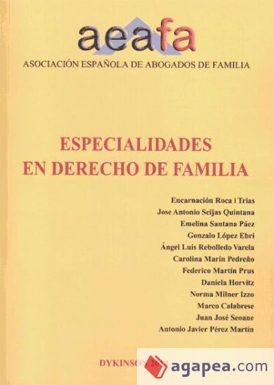 Especialidades en derecho de familia