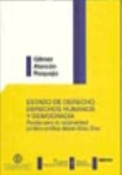 Portada de Estado de derecho, derechos humanos y democracia