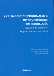 Portada de Evaluación de programas e intervenciones en psicología