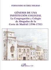 Portada de Génesis de una institución colegial