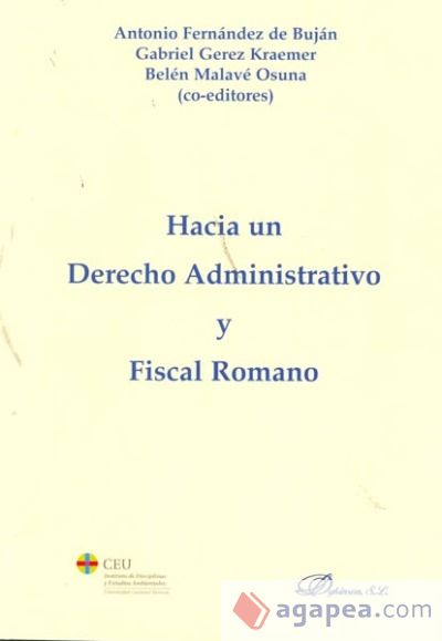 Hacia un derecho administrativo y fiscal romano