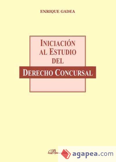 Iniciación al Estudio del derecho concursal