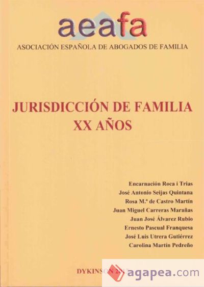 Jurisdicción de familia XX años