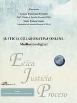 Portada de Justicia colaborativa online: mediación digital
