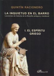 Portada de La Inquietud en el Barro. Lecciones de historia de la filosof&iacute;a antigua y medieval I