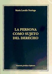 Portada de La persona como sujeto del derecho