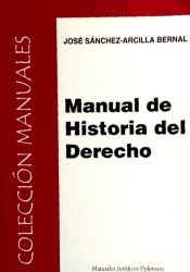 Portada de MANUAL DE HISTORIA DEL DERECHO