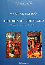 Portada de Manual básico de Historia del Derecho