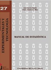 Portada de Manual de Estad¡stica