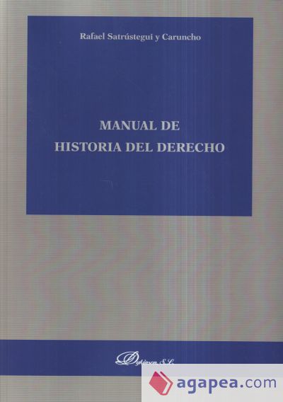 Manual de Historia del Derecho