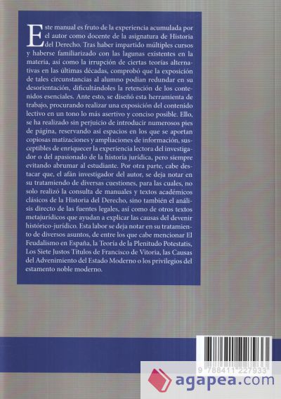 Manual de Historia del Derecho