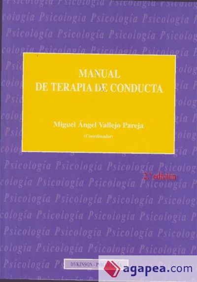 Manual de Terapia de Conducta. Tomo II