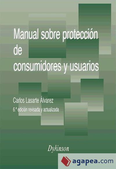 Manual sobre protecci&oacute;n de consumidores y usuarios