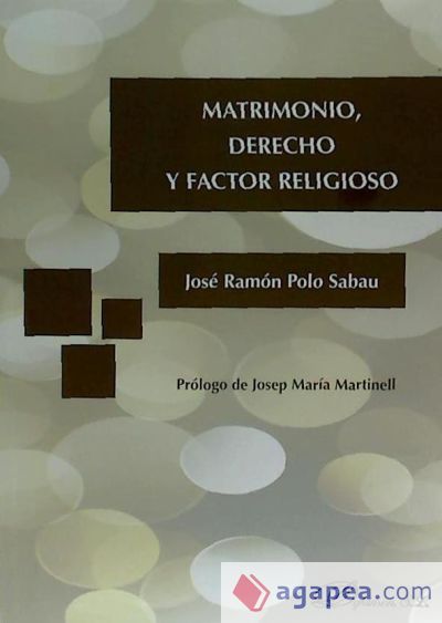 Matrimonio, derecho y factor religioso