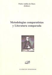 Portada de Metodologías comparatistas y literatura comparada