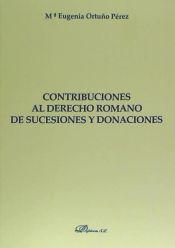 Portada de Nueve contribuciones al estudio del derecho romano de sucesiones y donaciones