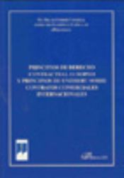 Portada de Principios de derecho contractual europeo y principios de unidroit sobre contratos comerciales internacionales