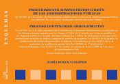 Portada de Procedimiento Administrativo Común de las Administraciones Públicas. Proceso Contencioso-Administrativo. Esquemas