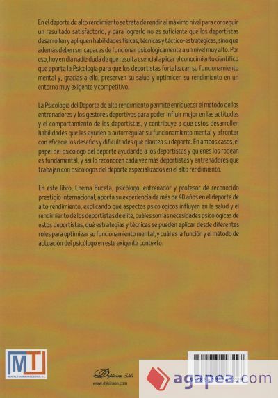Psicolog&iacute;a del Deporte de alto rendimiento
