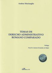 Portada de Temas de derecho administrativo romano comparado