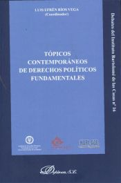 Portada de Tópicos contemporáneos de derechos políticos fundamentales