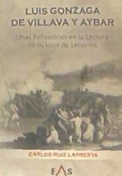 Portada de Luis Gonzaga de Villava y Aybar: Unas reflexiones en la lectura de su hoja de servicios