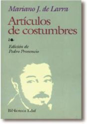 Portada de Artículos de costumbres