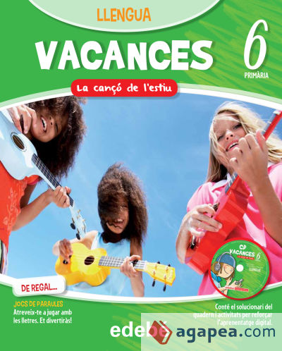 Vacances LLENGUA 6 (quadern + jocs de paraules + CD)