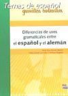 Diferencias De Usos Gramaticales Entre El Español Y El Alemán