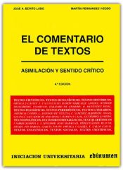 Portada de El comentario de textos