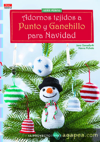 Adornos tejidos a punto y ganchillo para la navidad