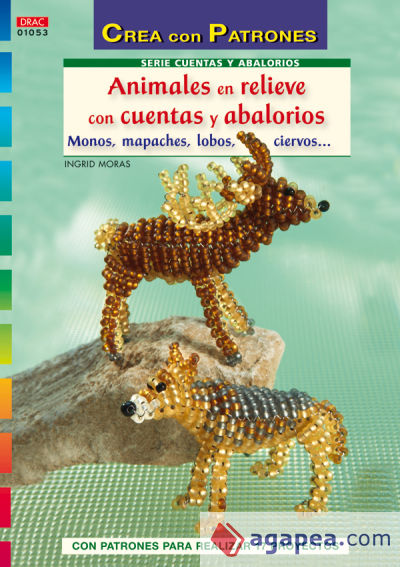 Animales en relieve con cuentas y abalorios