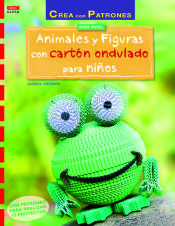 Portada de Animales y figuras con cartón ondulado para niños