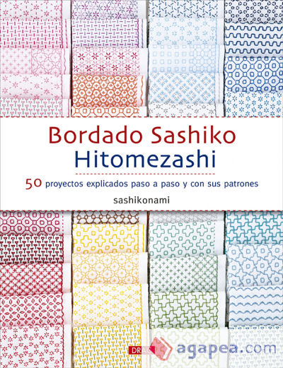 Bordado sashiko hitomezashi