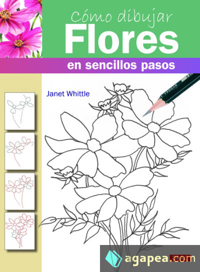 Cómo dibujar flores en sencillo pasos