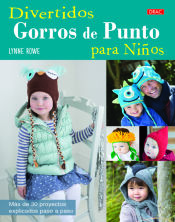 Portada de Divertidos gorros de punto para niños